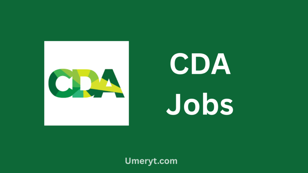 CDA Jobs 2026 Online Apply – Capital Development Authority Islamabad Engineering Careers