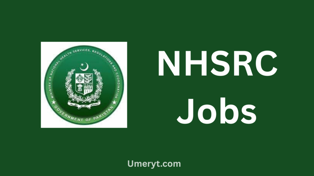 NHSRC Jobs 2026 Online Apply – Ministry of National Health Services Islamabad Careers